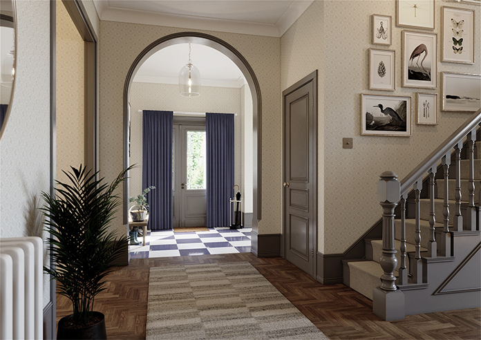 Sicily, Blue - Made to Measure Curtains - Image 7